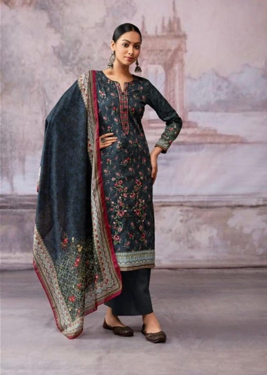 Navy Blue Salwar Kameez
