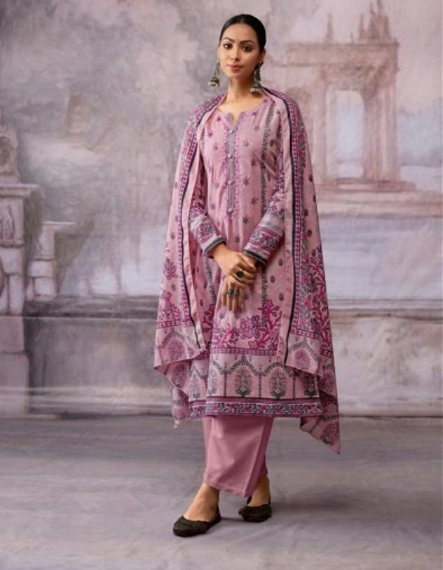 Pinkish-Purple Salwar Kameez