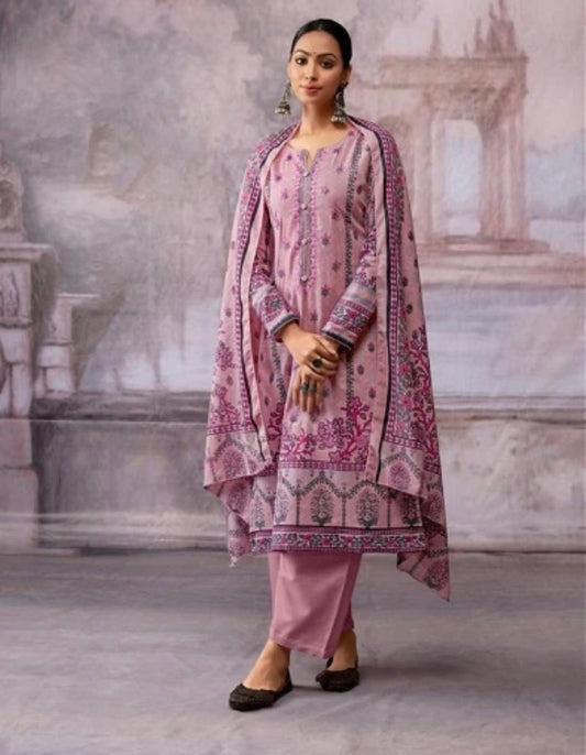 Pinkish-Purple Salwar Kameez