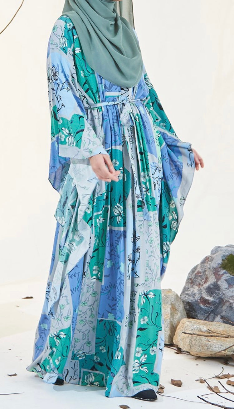 Kaftan in Light Green