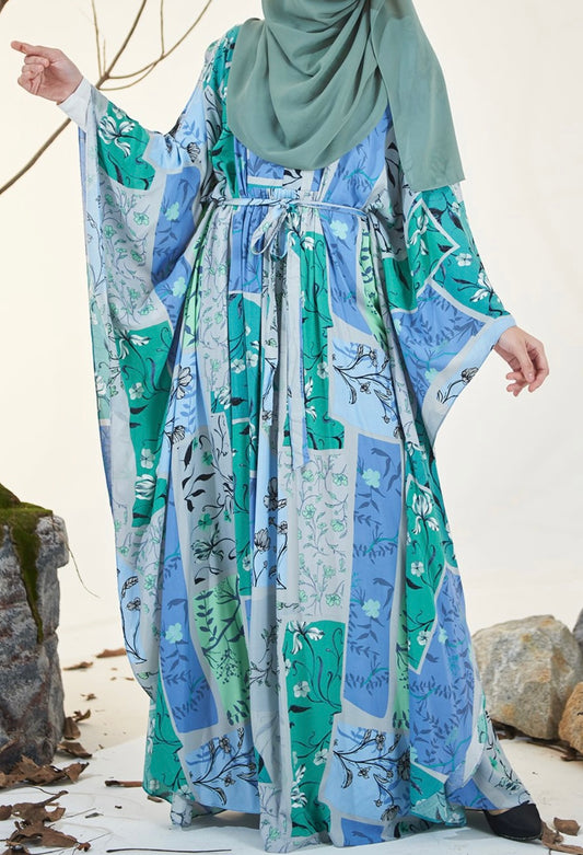 Kaftan in Light Green