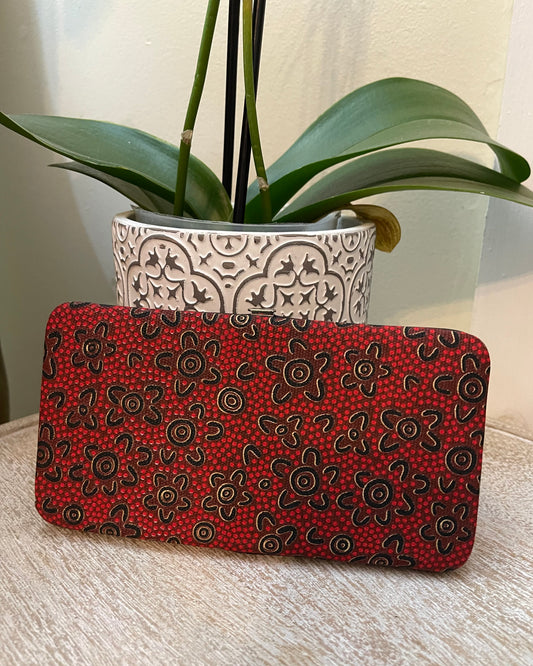 Aboriginal Art Red Design Purse